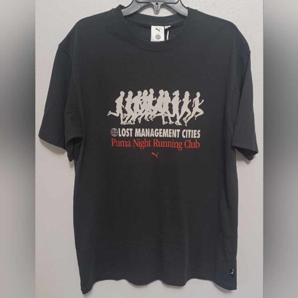 Puma & LMC Lost Management Cities Collaboration Men's Medium Black Tee Shirt NWT